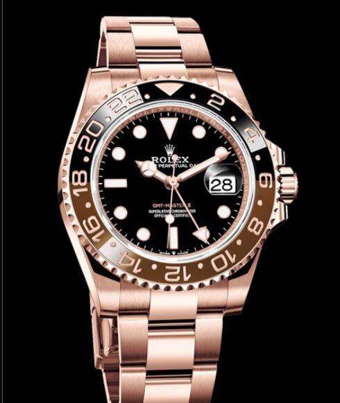 Rolex Oyster Perpetual Watches GMT-Master II 126715 CHNR - 79205 Everose Gold - Brown and Black Cerachrom Bezel